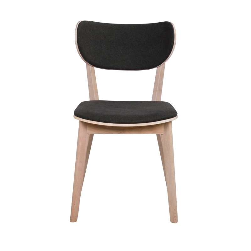 RO Kato Chair Whitewash/Dark Grey